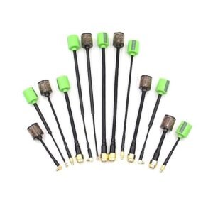 SPARKHOBBY RC Mini Jet Engine 5.8G 2.8dBi Mini FPV Antenna SMA RP SMA MMCX Straight MMCX Angle UFL for Drones DIY Green