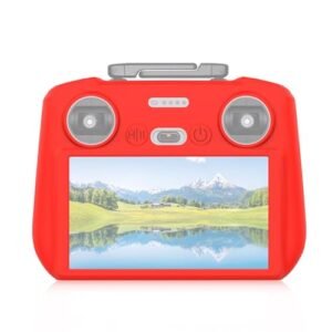 DJI Mini 4 Pro Air 3 RC 2 Silicone Protective Cover Case for RC Plane Dragon Lady Shockproof Comfortable Grip Red