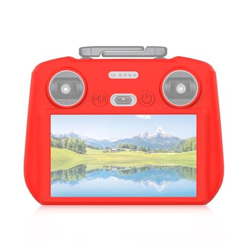 DJI Mini 4 Pro Air 3 RC 2 Silicone Protective Cover Case for RC Plane Dragon Lady Shockproof Comfortable Grip Red