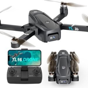 TL16 Brushless Motor Drone Learn to Fly 3D RC Planes with 1080P HD Camera Foldable Quadcopter for Adults Beginners