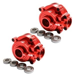 GTBRacing 7075 Aluminum Gearbox Case for Chucky RC Car Losi DBXL DBXL E V1.0 V2.0 and MTXL Universal Gear Box Upgrade Part Red