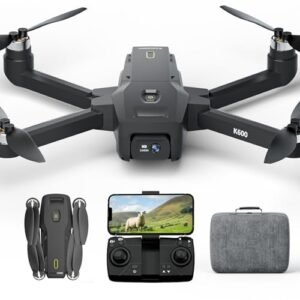 Verti Professional RC Auto Condizioni Generali K600 Drone with Dual 1080P Cameras Brushless Motors and APP VR FPV for Adults