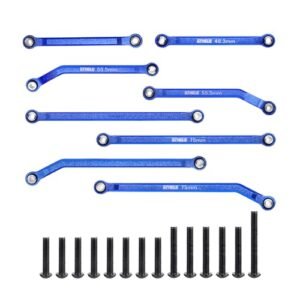 GTHELE High Clearance 4 Links Set Aluminum Linkage Ruckus RC Car Parts for Traxxas 1 18 TRX4M K10 F 150 Upgrade