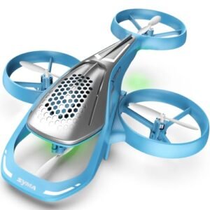SYMA 2.4Ghz RC Glow Up Stunt Drone with LED Lights Aerobatic Remote Control Helicopter Altitude Hold One Key Take Off Landing Headless Mode