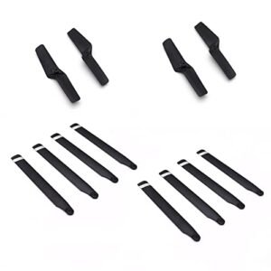Zeyoking C186 RC Helicopter Parts Tail Rotor Set and Main Blade Set for BO105 Model