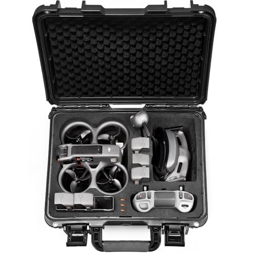 Lekufee Waterproof Hard Carrying Case for DJI Avata 2 Fly More Combo Goggles 3 RC Motion 3 FPV Remote Controller 3 and Accessories Perfect for Toys and More RC Hobby Store Photos