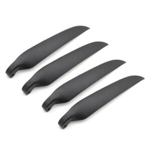 HY Electric Model 4PCS RC Flying Wing Glider Plans Folding Paddle Set 7 11inch Black Propeller for RC Airplane Parts 2 Pairs 9x5