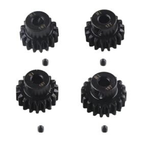 ADORLY M1 Pinion Gear 5mm 16T 17T 18T 19T Mod1 for Big RC Aircraft Carrier Arrma 6s Big Rock Typhon Kraton Mojave Notorious Fireteam Infraction Felony