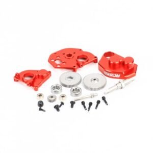 RCAWD Motorless Full Metal Mid Reducer Gearbox for Axial SCX24 AXI90081 AXI00001 AXI00002 AXI00005 AXI00006 Red Enhance Your RC Circuit with MATLAB Code