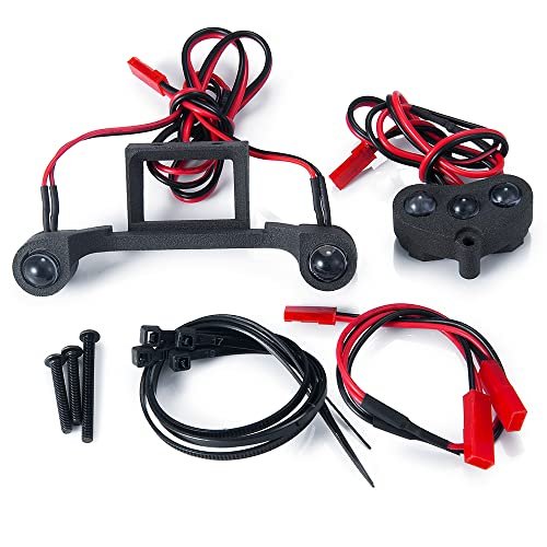 Mastadon RC Truck LED Light Kit Headlights Taillights for TRX Rustler 4x4 VXL XL5 Upgrade
