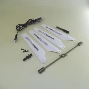 VERBANA SYMA S39 Helicopter Spare Parts Kit with Propeller Connect Buckle Balance Bar Tail Blade USB Charger Main Shaft Header