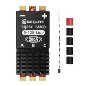 SEQURE 5S 12S Brushless ESC 200A Electric Speed Controller with KTM RC 390 Brake Function Forward Reverse Brake BLHeli_32 Firmware