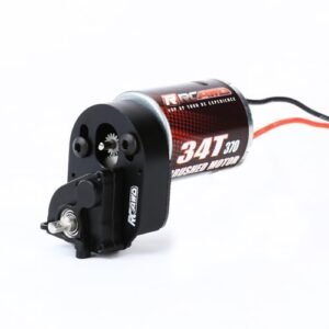RCAWD 330 More Power 370 Motor SCX24 Transmission Gearbox Set Jet RC Black Series for Axial 1 24 SCX24 AX25 Upgrades