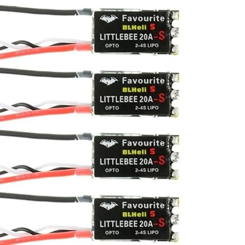 Bee Spring BLHeli S 20A 30A Brushless ESC Speed Controller for Honey Bee RC Helicopter 2 6S Lipo 4PCS