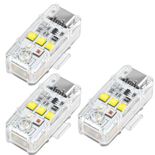 LYONGTECH Drone Strobe Lights Anti Collision LED Flash for RC Plane Collision Prevention Compatible with DJI Mavic Air 2 Mini 3 Pro Spark FPV Avata 2 3 PCS