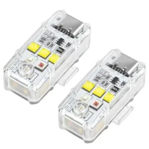 LYONGTECH Drone Strobe Lights FAA Registration for RC Airplanes Compliant LED Anti Collision Night Flying Lights for DJI Mavic Mini Air Spark FPV Avata 2 EVO Accessories 2 PCS