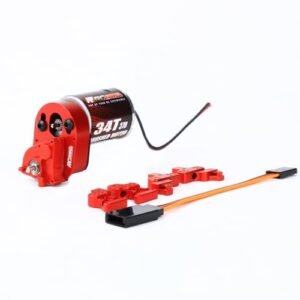 RCAWD 370 Motor Upgrade Kit with Shock Tower Set Best RC Shock Oil Weight for Bashing for Axial 1/24 SCX24 AX24 Series