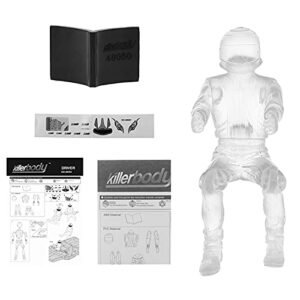 BUZHI Killerbody RC Car Driver 130mm Total Height ABS DIY Part Replacement for 1/10 Axial HSP HPI RC Touring Drifting Car, transparent