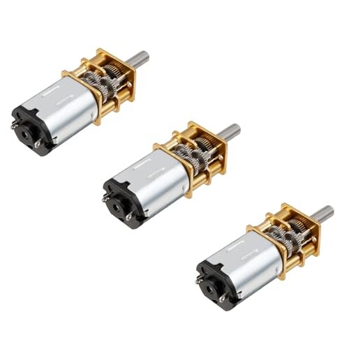 Zard zoop 3Pcs Mini Micro N20 Gear Motor 3V 6V DC Motor 104RPM Ideal for DIY RC Toys and Buy RC Hovercraft Projects