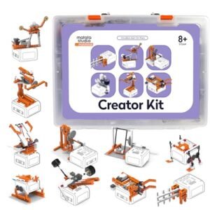 Matatastudio Creator Kit for VinciBot Robotic Building RC Planes from Plans with 434+ Blocks 20 Cases STEM Education DIY Science Kit for Kids Ages 8-12