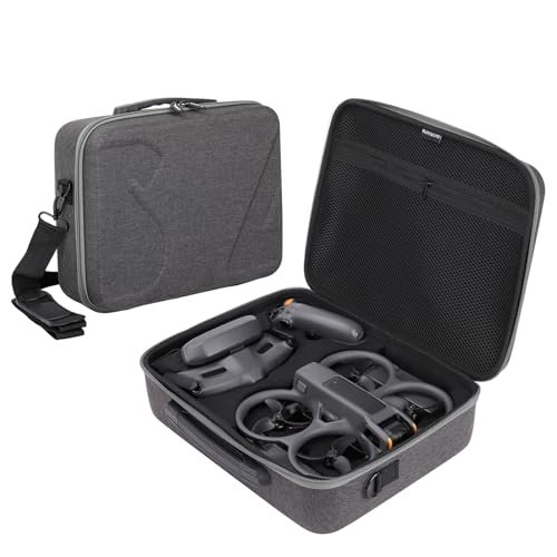 FSIDIWT Avata 2 Carrying Case Portable Travel Bag for DJI Avata 2 Fly More Combo, Hard Shell Storage Case for DJI Avata 2, Goggles 3, RC Motion 3 Controller Accessories