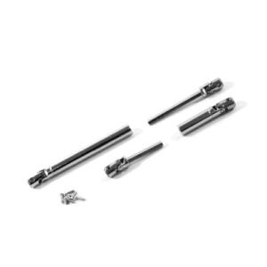 HobbyPlus Steel U-Joint Drive Shaft Set for CR18P EVO/EVO PRO (2pcs) - Remote Control Car, RC Car, RC Rock Crawler 1/18 Upgrade Parts (HELIDIRECT)