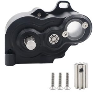 Raflot 1 10 LCG Transmission R2 Metal Gearbox Optimized for RC Helicopter Center of Gravity SCX10 TRX4 RC4WD Capra Axle DIY Chassis Black