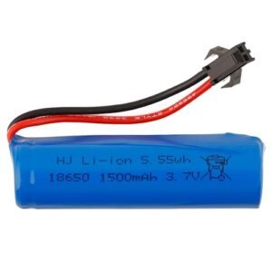 SWARK 18650 3.7V 1500mAh Rechargeable Li ion Battery with USB Charger Perfect for Rc Car Club Near Me Enthusiasts