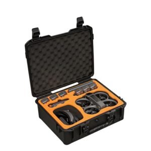 DJI Avata 2 Hard Protective Waterproof Storage Case for Drone Fly More Combo with Goggles 3 RC Motion 3 FPV Remote Controller 3 Batteries Charging Hub Bag Accessories