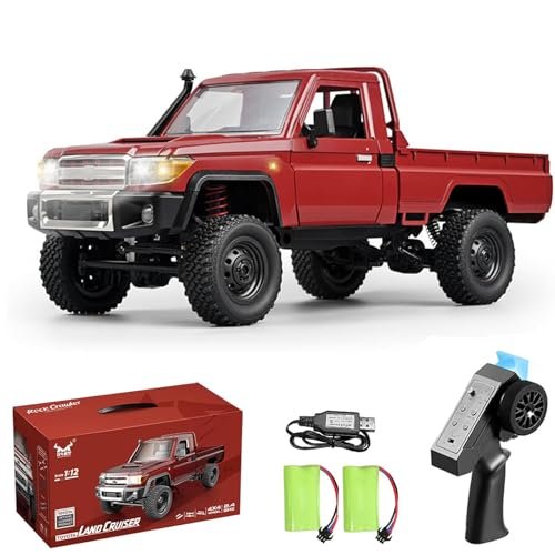 Hylukon Drift RC Car RTR 1 12 LC79 Remote Control Rock Crawler with Controllable Headlights and 2 Batteries