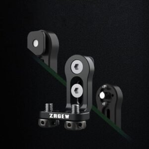ZRGEW DJI Transmitter Multi Interface Transmission Bracket for 1/14 RC Truck Tablet and Other Devices Handlebar Mount Aluminum 1 Count