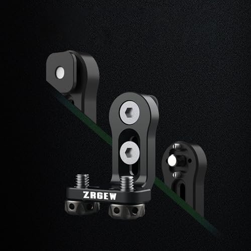ZRGEW DJI Transmitter Multi Interface Transmission Bracket for 1/14 RC Truck Tablet and Other Devices Handlebar Mount Aluminum 1 Count