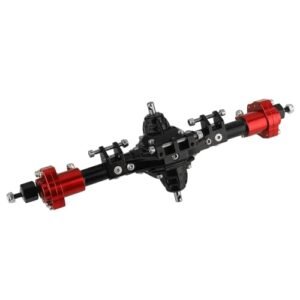 RC Willey Curio Cabinets Pothyes Metal CNC Portal Axle for 1/10 RC Crawler Axial SCX10 II Deadbolt 90046 90047 4x4 6x6 Upgrade Parts Red Black Middle