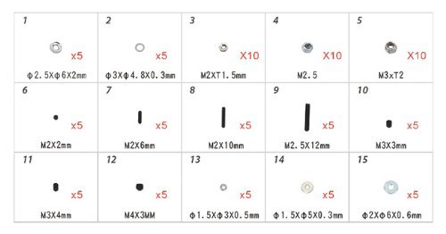 Generic Align T Rex Helicopters 250 450 470 500 Hardware Bag 45168 Best RC Truck Under 500