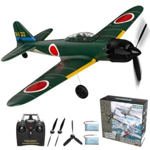 GLUISEUR 4 Cylinder RC Plane 4 Channel Remote Control Airplane Ready to Fly with Xpilot Stabilization System for Beginners