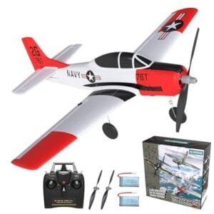 GLUISEUR 4 Channel RC Plane Ready to Fly Aerobatic Aircraft Best RC Plane to Learn to Fly for Beginners and Kids