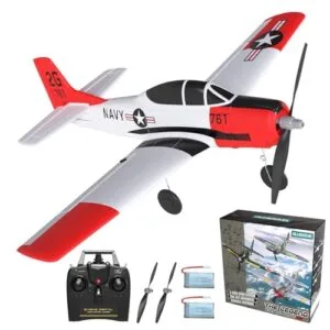 GLUISEUR 4 Channel RC Plane Ready to Fly Aerobatic Aircraft Best RC Plane to Learn to Fly for Beginners and Kids