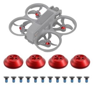 Sinyutia 4pcs Motor Cover Cap 231 RC Plane for DJI Avata 2 Drone Aluminum Alloy Dustproof Waterproof Protector