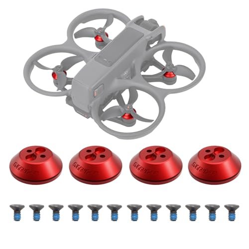 Sinyutia 4pcs Motor Cover Cap 231 RC Plane for DJI Avata 2 Drone Aluminum Alloy Dustproof Waterproof Protector