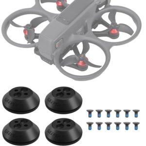 Honlyn DJI Avata 2 Motor Cover Cap Aluminum Alloy Protection Guard Black