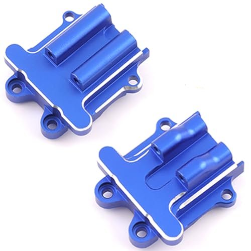 Arrma 1/18 Granite Grom Mega 380 Brushed 4X4 Small RC Monster Truck Aluminum Diff Cover Set 2PCS Blue