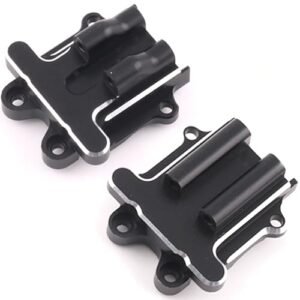 Arrma 1/12 RC Truck Parts Aluminum Diff Cover Set 2PCS Upgrade for Granite Grom Typhon Grom and AWD NASCAR Race Car