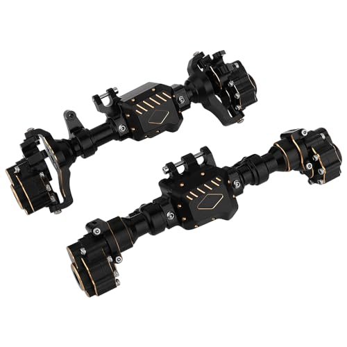 Pothyes Defender YD 911 RC Helicopter Parts TRX4 Heavy Duty Brass Aluminum Portal Front Rear Axle Housing for 1/10 RC Crawler TRX4 Defender Bronco G500 Chevrolet Metal Counterweight Upgrade
