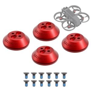Avata 2 Motor Cover Aluminum Cap for DJI Avata2 FPV RC Drone Accessories - 4PCS Dustproof,Waterproof,Scratchproof Protective Case Mounts Black