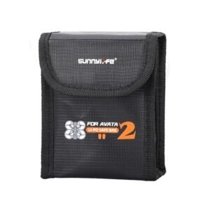 Anbee Lipo Battery Safe Bag Fireproof Safety Charging Storage Bag for DJI Avata 2 Drone Large Holds 3 Batteries
