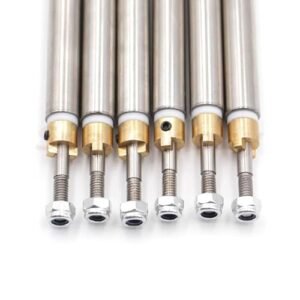 2PCS RC Model Boat Plans Free Stainless Steel Drive Kit 3mm Shaft Assembly with Sleeve for Marine Prop Shaft Ship Model DIY Parts 3x50x100mm