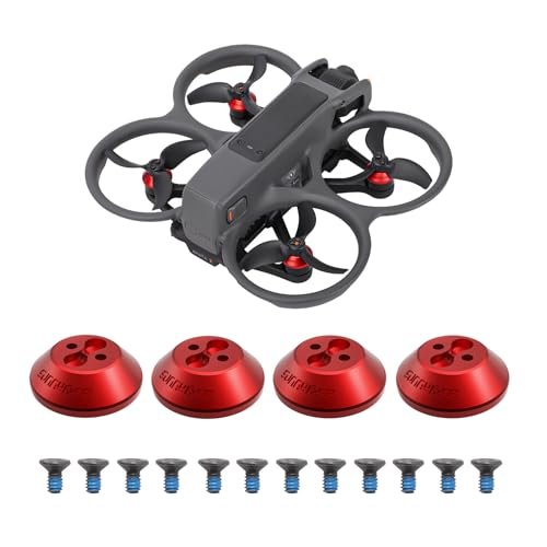 DJI Avata 2 Motor Cover 4Pcs Aluminum Alloy Dustproof Waterproof Protective Cap Red