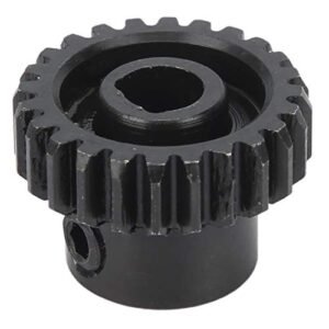 Cast Steel Pinion Gear 6mm DBore 24 Tooth MOD 0.8 Replacement Industrial Robot Parts