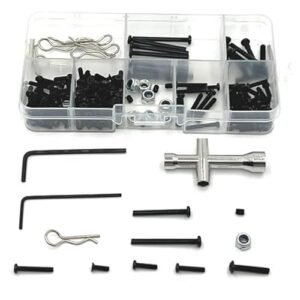 ZDingTech Screw Kit Parts for Hyper Go H14BM Screws Kit Replacement,for MJX Hyper Go Screws Replacement,for MJX 14301 14302 14209 14210 Screw Wrench Set.