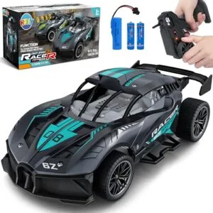 Hobby RC Gas Cars 2.4Ghz 1 18 Scale Model Racing Car Toys for Kids and Boys Age 3 to 12 Years Old Blue